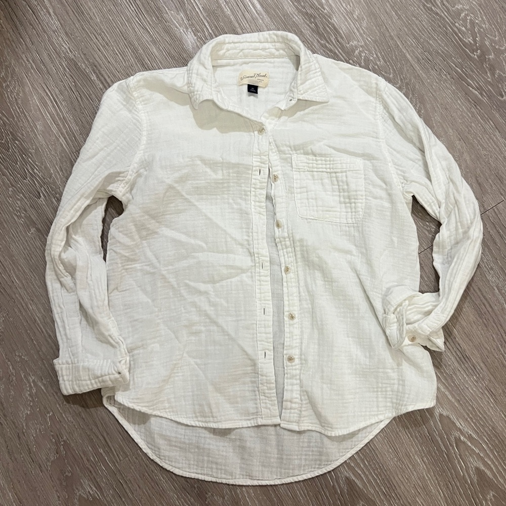 Universal Thread Gauze Button Down